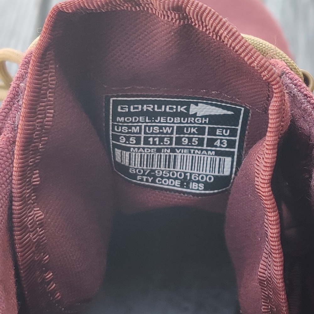 Goruck Jedburgh Boots Sz. 9.5 - Picture 4 of 7